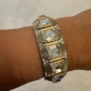 2 for $20 - Gold and Silver Crystal Bracelet